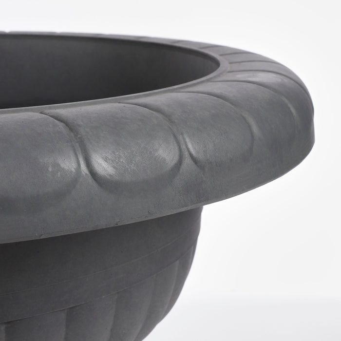 Mica Decorations Juliette Vaas - H37 x Ø56 cm - Antraciet