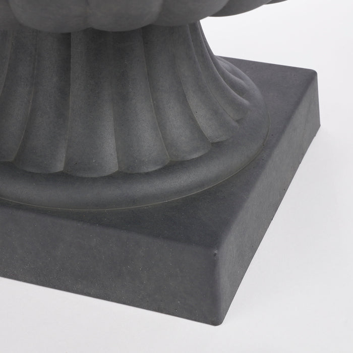 Mica Decorations Juliette Vaas - H37 x Ø56 cm - Antraciet