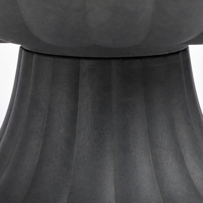 Mica Decorations Juliette Vaas - H37 x Ø56 cm - Antraciet