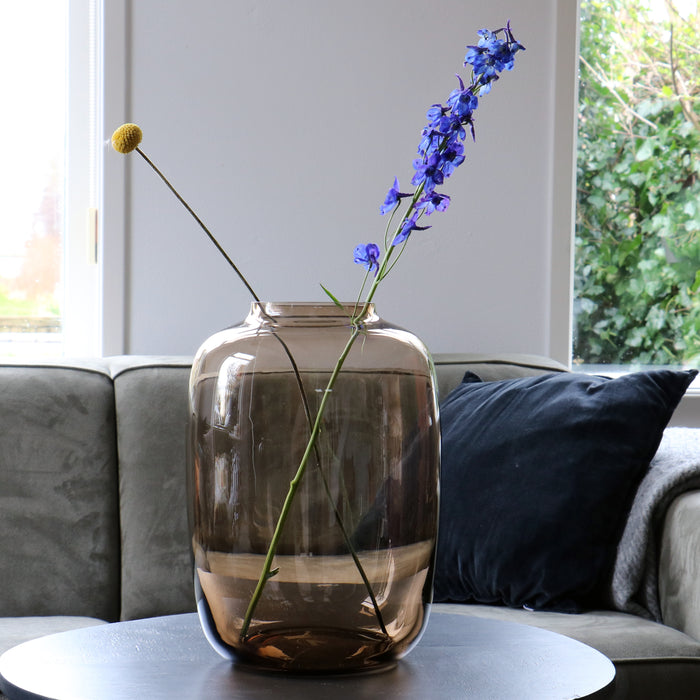 Vase The World - Artic M taupe Ø25 x H35 cm