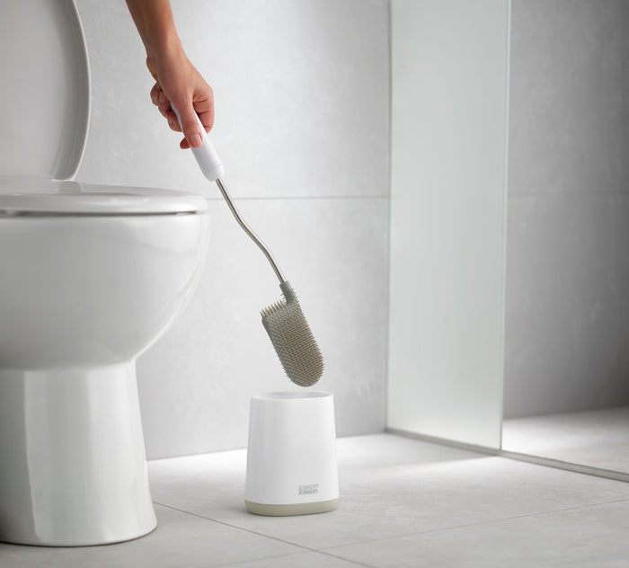 Duo Flex Lite Toiletborstel, met Houder - Joseph Joseph