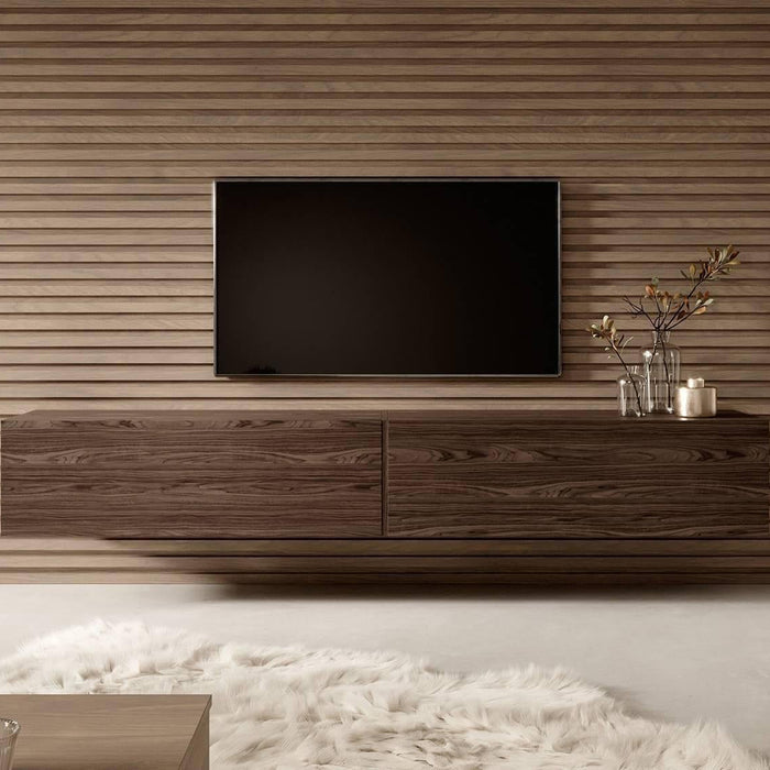 NADUVI Collection Emma Tv-meubel - B 200 cm - Walnoot