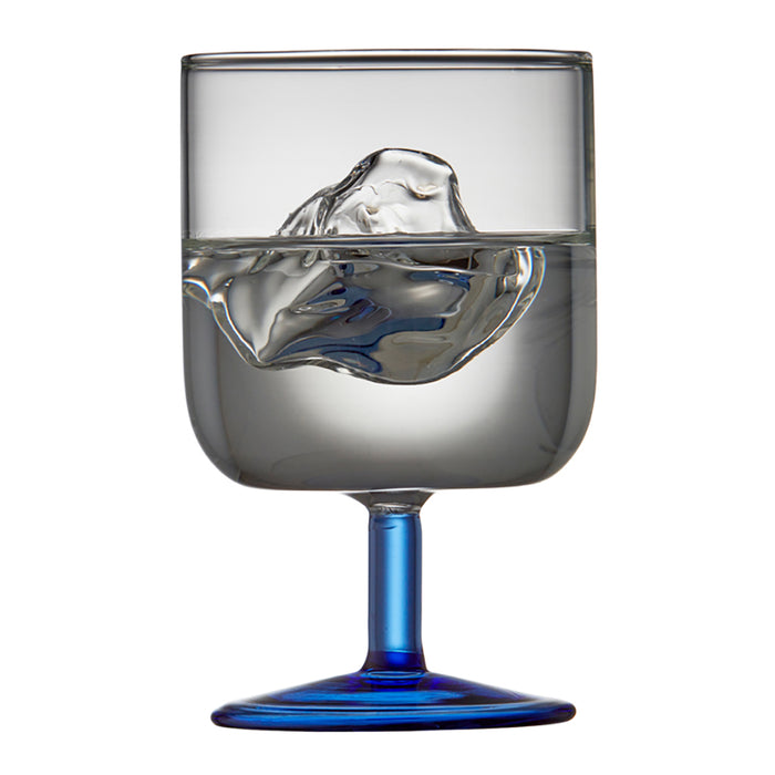 Lyngby Torino Wijnglazen 2st. - Transparant / Blauw