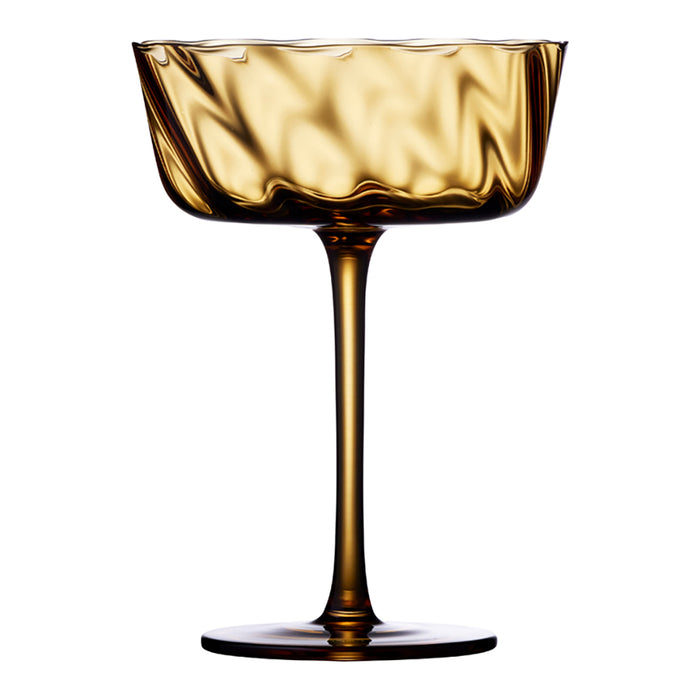 Lyngby Vienna Champagneglazen 4st. - Amber
