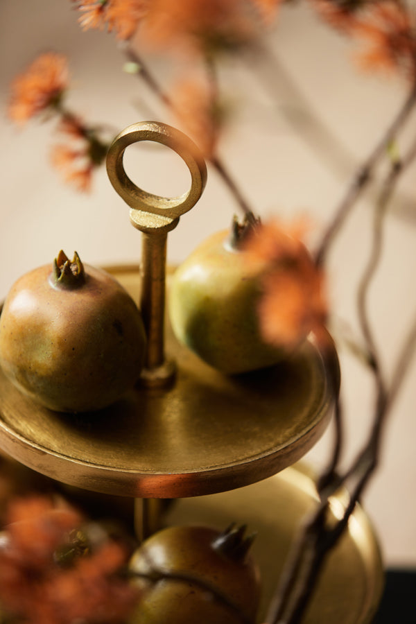 Light & Living Etagère Lutek - Goud - 3 Laags