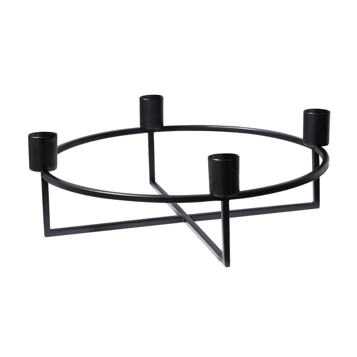 4flames kandelaar Ø28 zwart