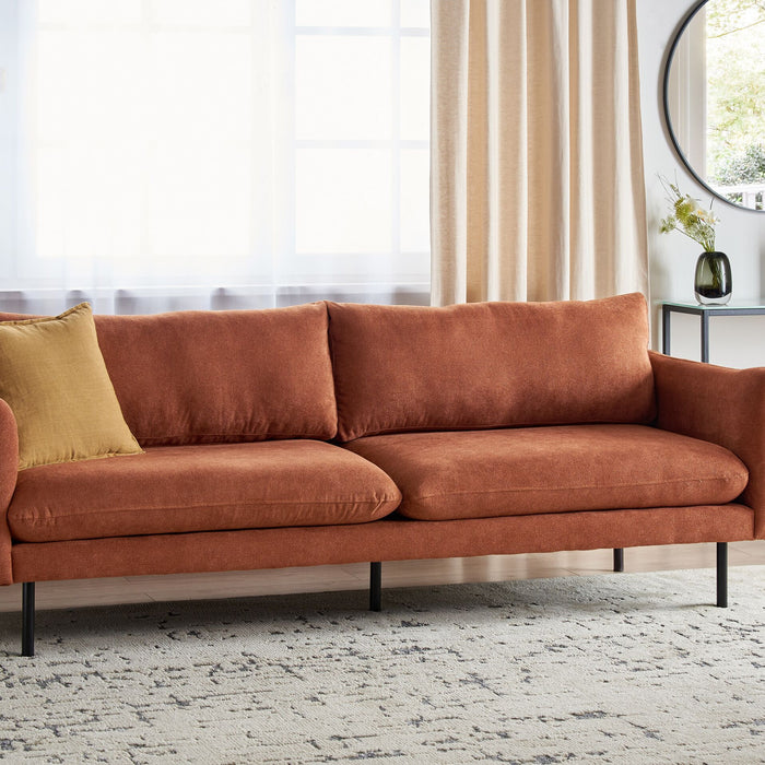 Beliani - VINTERBRO - Driezitsbank - Goudbruin - Polyester