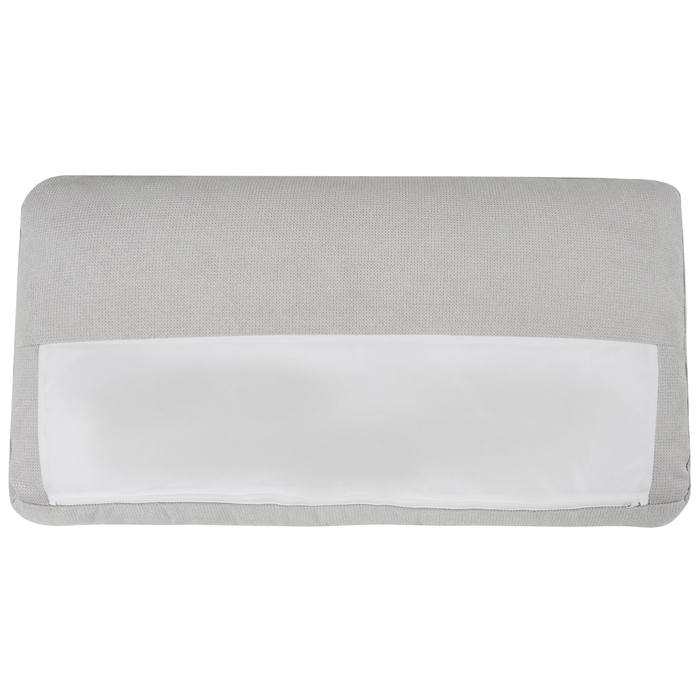 Beliani-LOFOTEN-Driezitsbank-Lichtgrijs-Rechtszijdig-Polyester