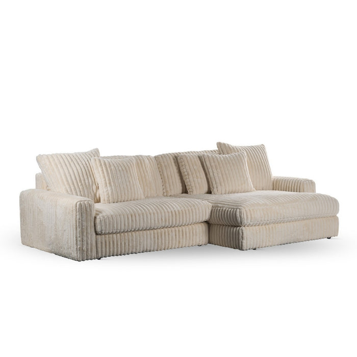 Vurna Sydney 3-zits hoekbank links|rechts - beige