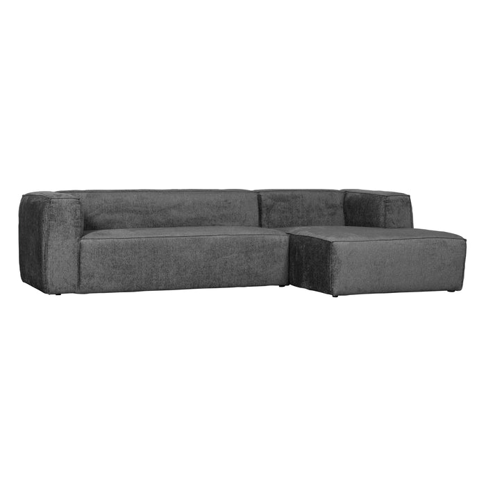 WOOOD Bean Hoekbank met Chaise Longue Rechts - Velvet - Cloud Sky