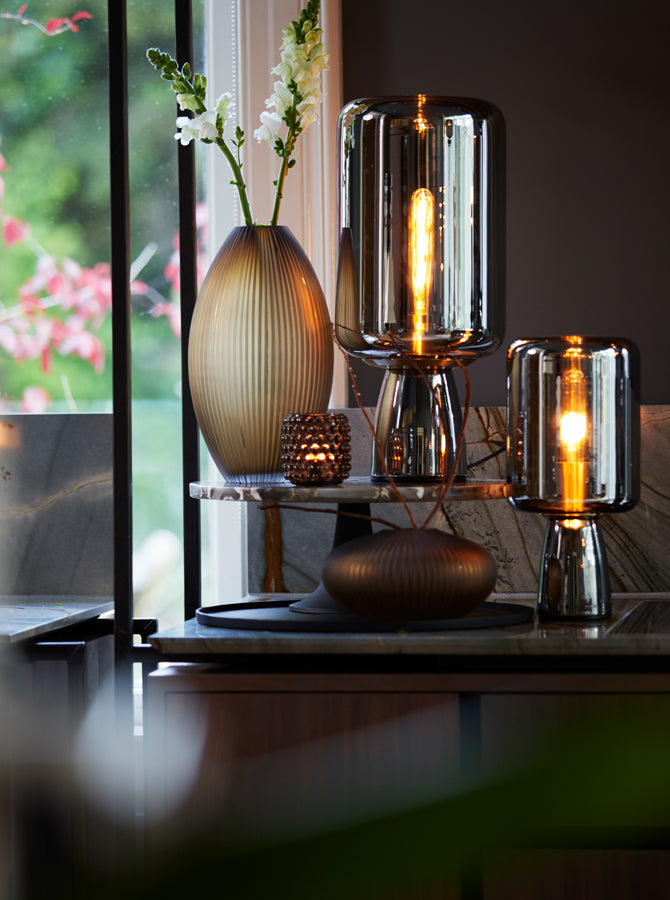 Light & Living - Schaal MAES - Ø40x1.5cm - Zwart