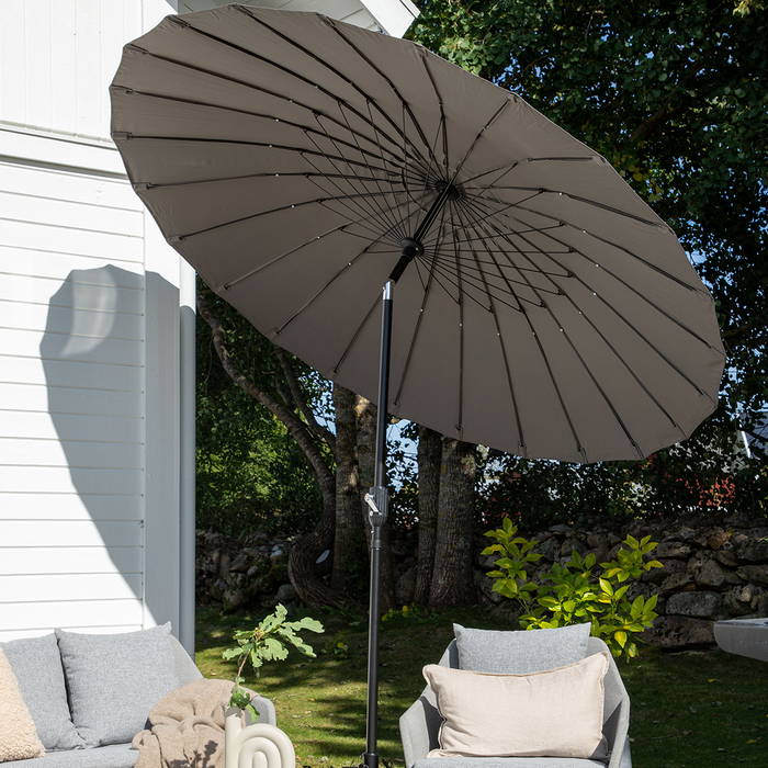 Nest outdoor Einar Parasol Ø 270 cm - Grijs
