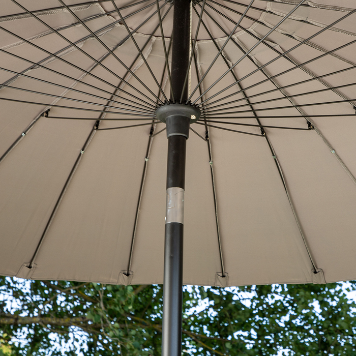 Nest outdoor Einar Parasol Ø 270 cm - Grijs