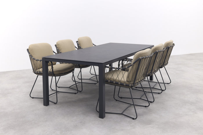 Taste Prego|Chaneo tuinset - 220x100 cm. - 7-delig