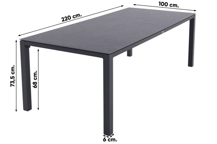 Taste Prego|Chaneo tuinset - 220x100 cm. - 7-delig