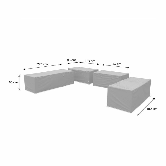 sweeek - Beschermhoes voor loungesets