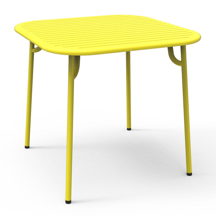 Petite Friture Week-end tuintafel 85x85 Grey Blue