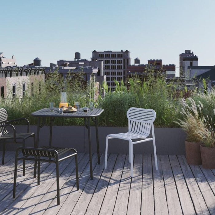 Petite Friture Week-end tuintafel 85x85 Pearl Grey