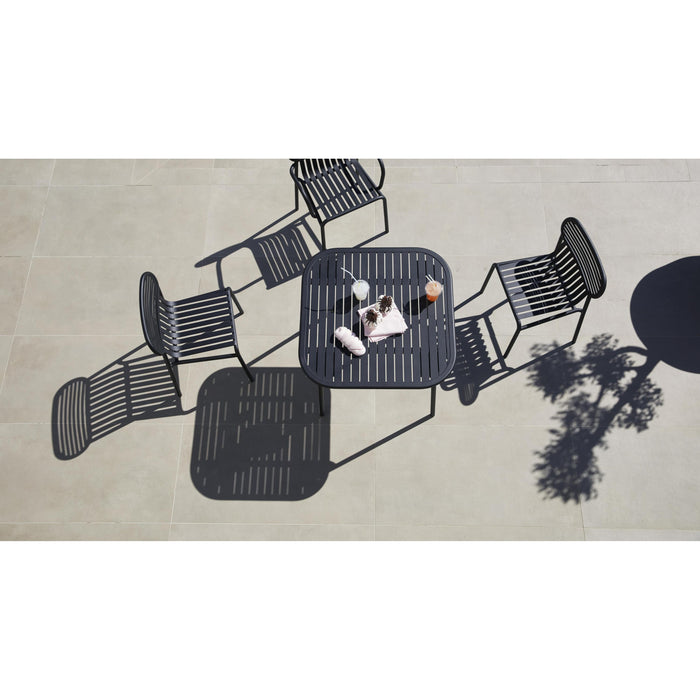 Petite Friture Week-end tuinstoel met armleuningen Grey Blue