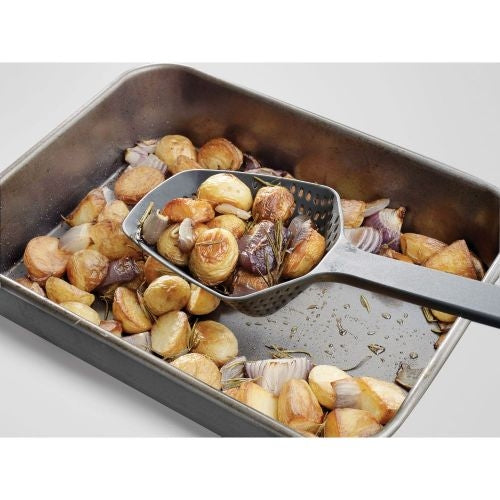 Vergietlepel, Grijs, Groot - Joseph Joseph | Scoop Plus