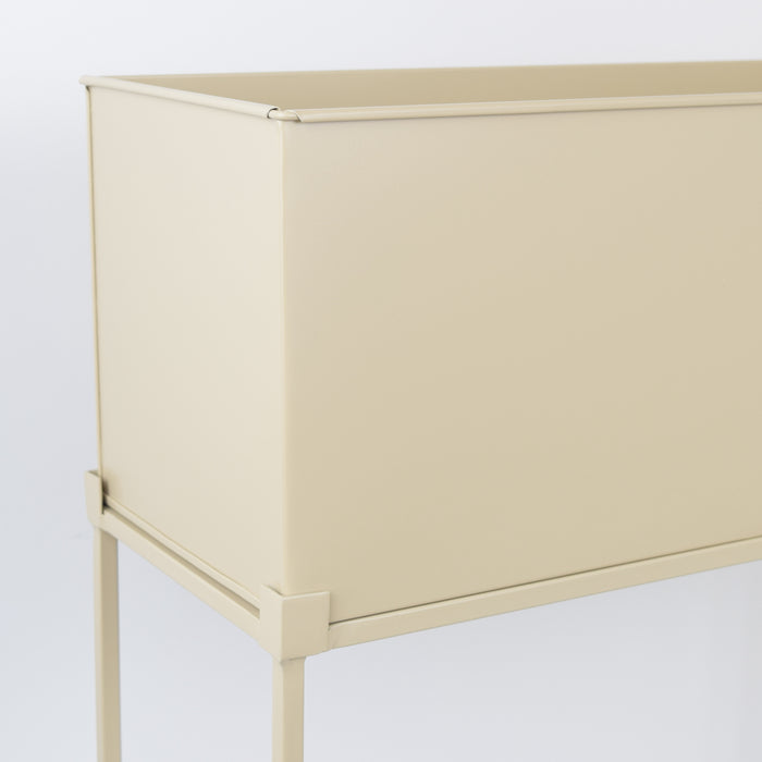 LOFT42 Flora Plantenbak Rechthoek - Metaal - Beige
