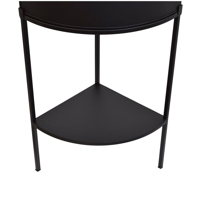 LOFT42 Flora hoek plantenbak - Metaal - Zwart