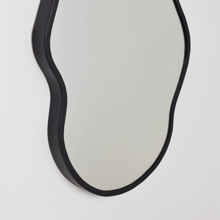 LOFT42 Spiegel Origa - Organische vorm - Metaal - Zwart - 70x40