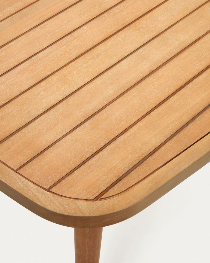 Kave Home - Maset 100% buitentafel in massief eucalyptushout 225 x 100