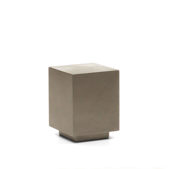 Kave Home - Rustella salontafel in cement 35 x 35 cm