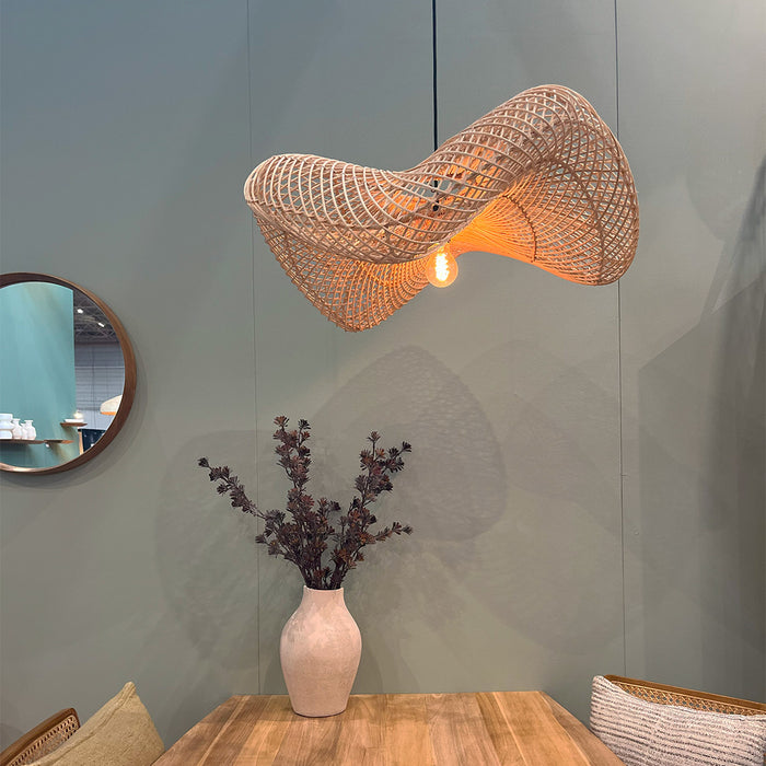 Raw Materials Wave Lamp Naturel Large