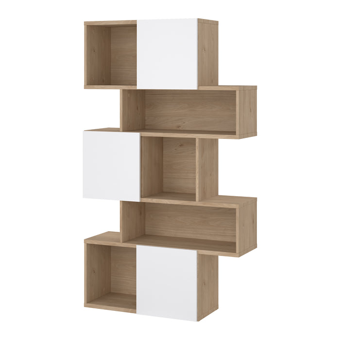 by fonQ basic Puzzle Boekenkast Asymmetrisch - Wit