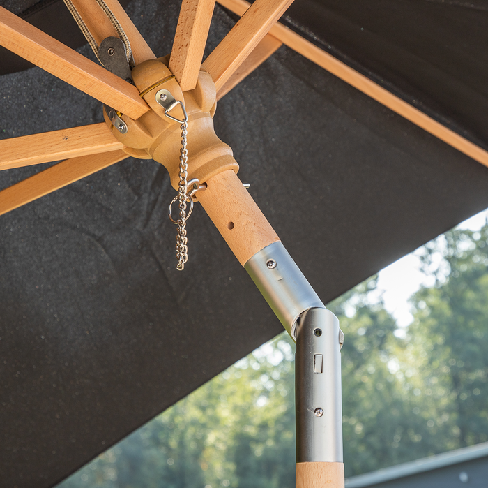 Nest outdoor Edit Parasol Ø250 cm - Zwart