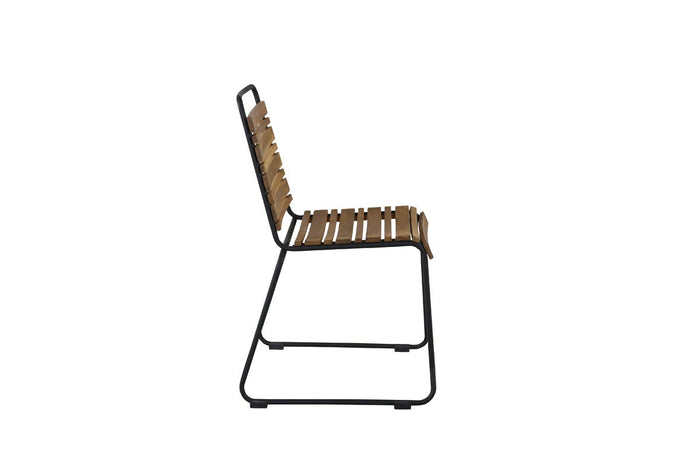 Nest outdoor Lasse houten tuinstoel naturel