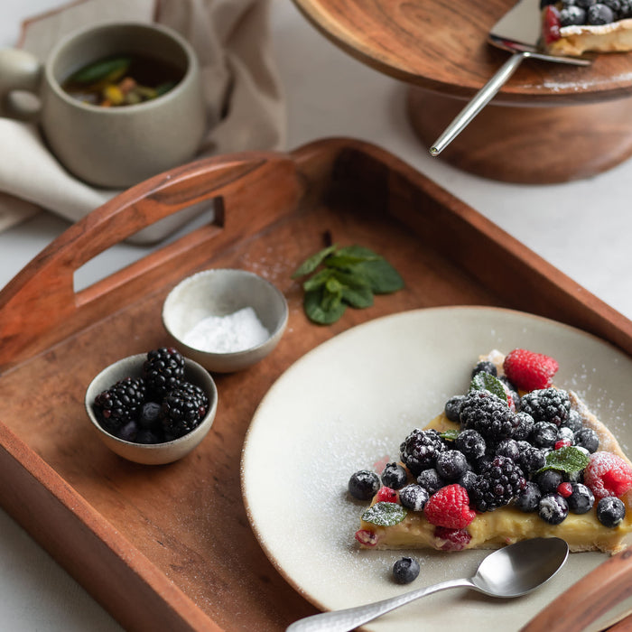 Kave Home - Elissa klein acaciahouten dienblad