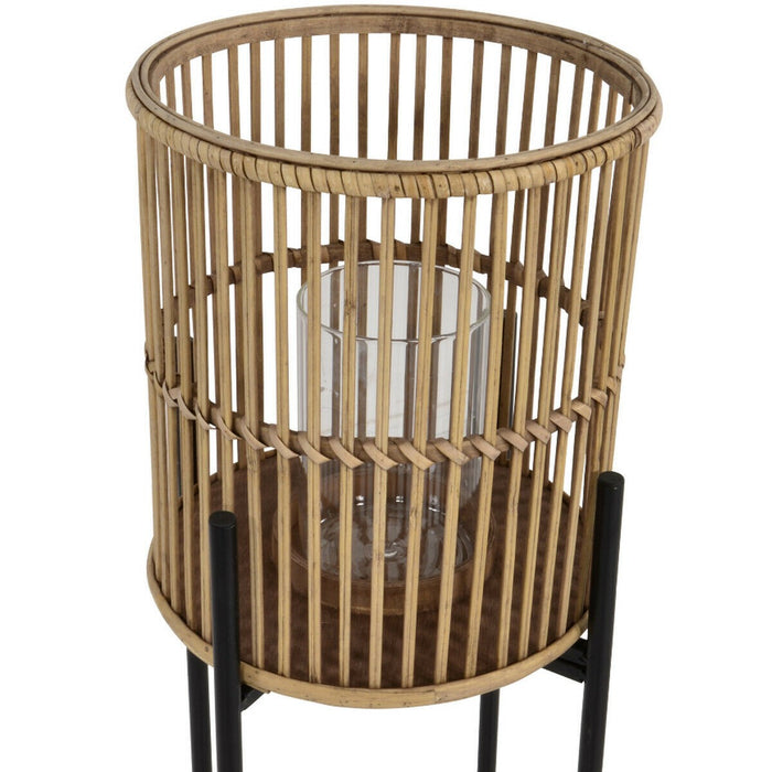 Lesli Living Lantaarn op Poot Annchi Naturel - Set van Twee