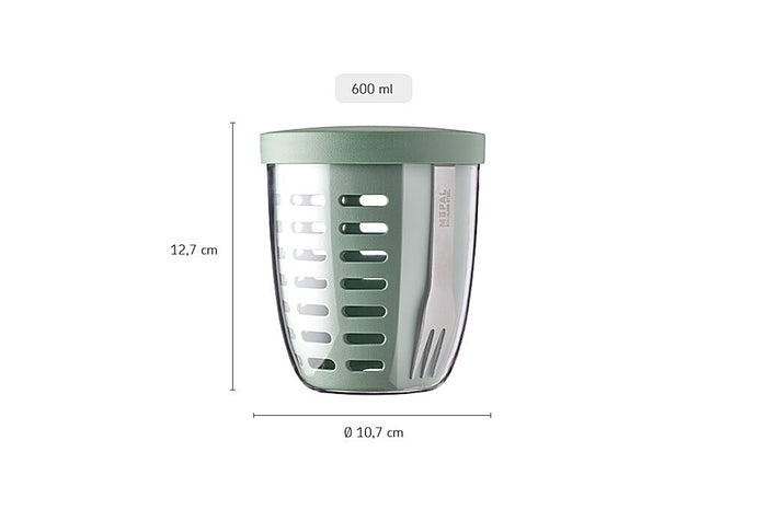 Fruit-& Veggie pot Ellipse - Vivid mauve