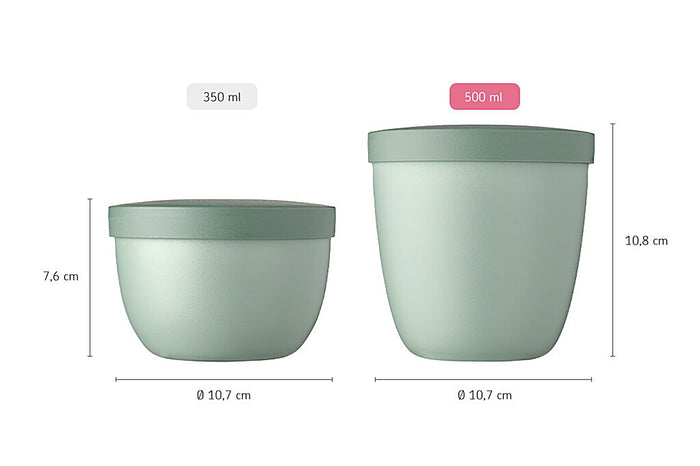 Snackpot Ellipse 500 ml - Vivid mauve