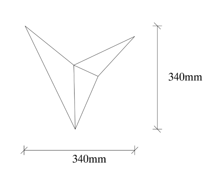 KOBO Living Wandlamp Bird Gold