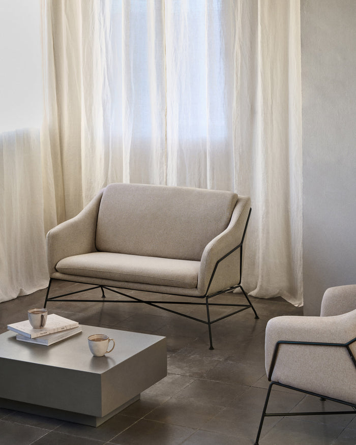 Kave Home - Mahina gordijn wit 140 x 260 cm