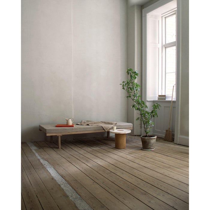 Frama Sintra bijzettafel Ø39 kurk|Estremoz marmer wit