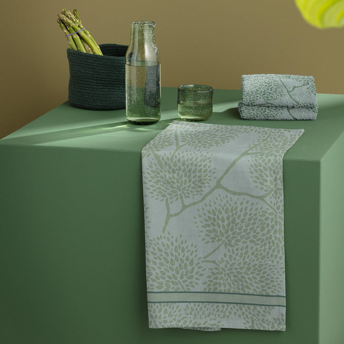 DDDDD theedoek Trees - 60x65 cm - Green - 6 stuks