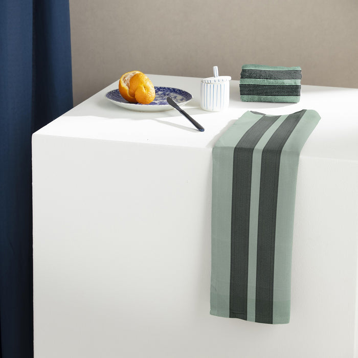 DDDDD theedoek Baxter - 60x65 cm - Green - 6 stuks