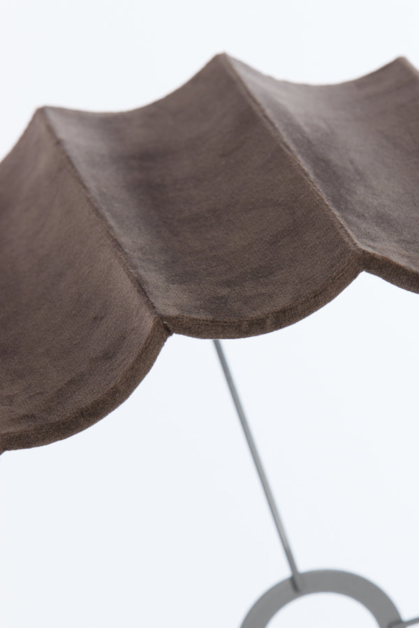 Light&living Kap cilinder 40-40-25 cm DISLI velvet donker bruin