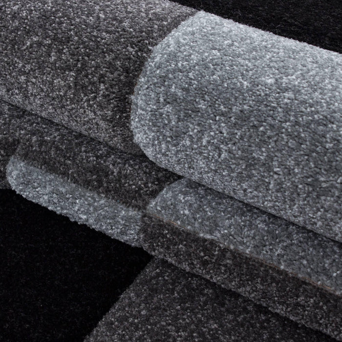 Tapeso Modern loper Hawaii Grijs 1310 - 80x300 cm