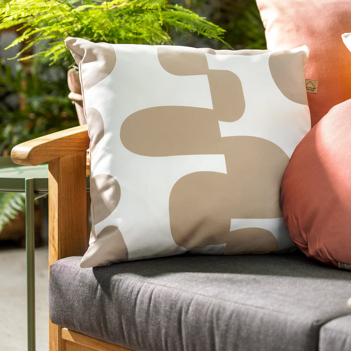 Dutch Decor Rivano buitenkussen 45x45 cm - Pumice Stone