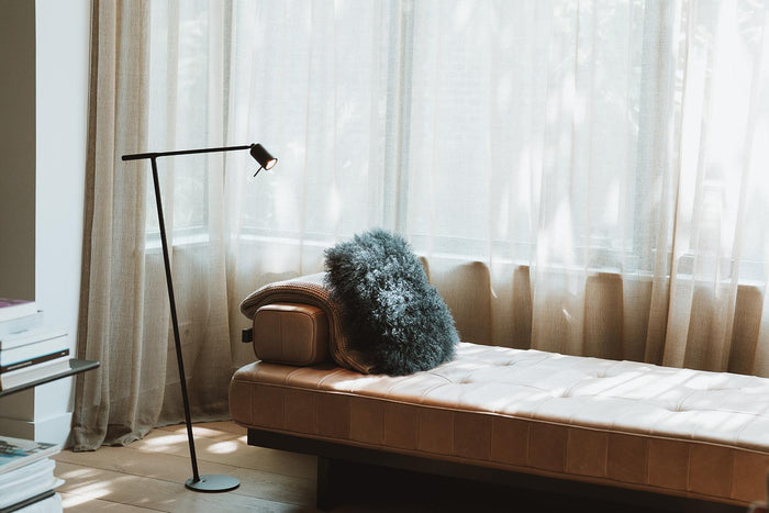 One vloerlamp LED oplaadbaar Smokey Black