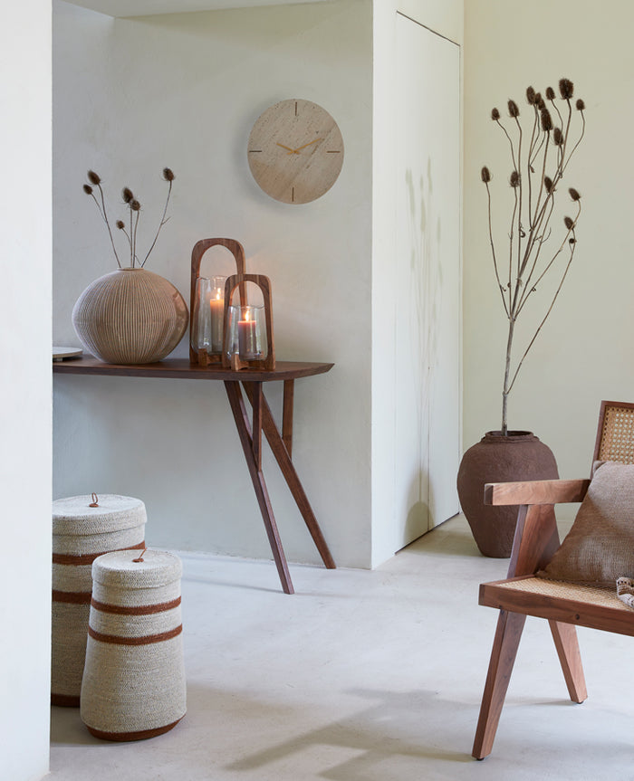 Light & Living Light&living Klok Ø43 cm JENAY crème travertin