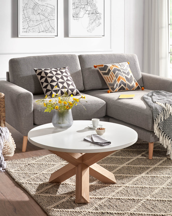 Kave Home Lotus Salontafel Ø 65 cm - Wit