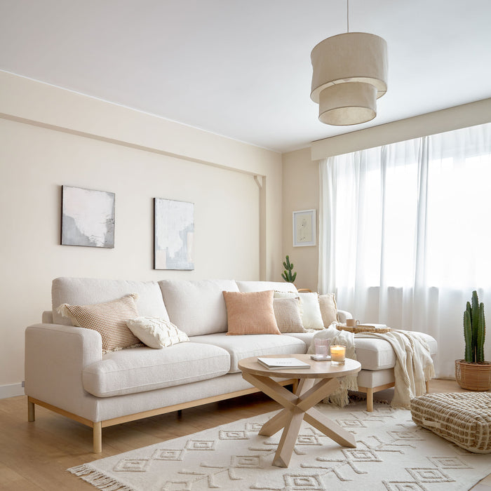 Kave Home Lotus Salontafel Ø 65 cm - Eikenhout