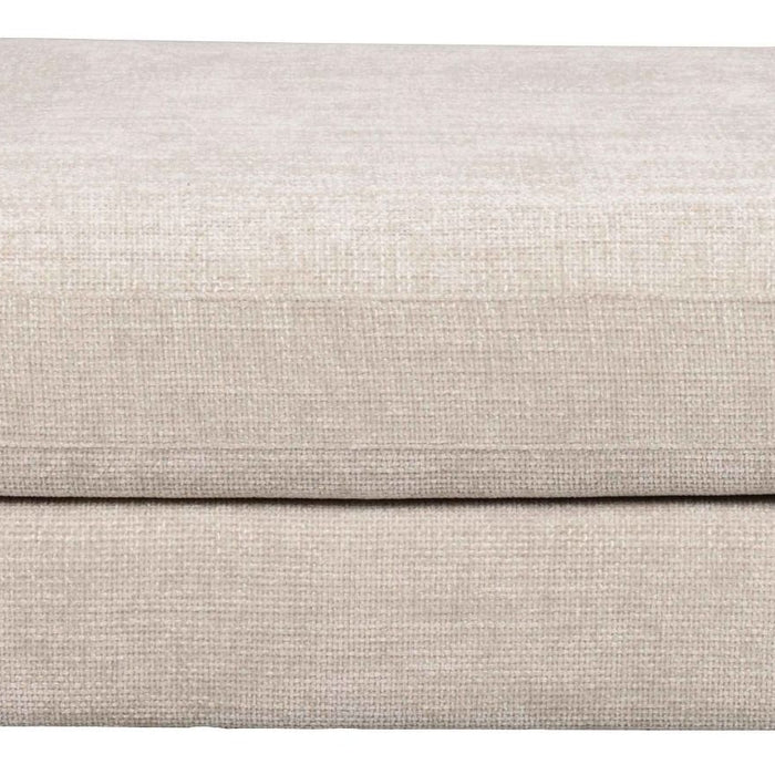 Rowico Home Duncan Hocker - Lichtgrijze Stof